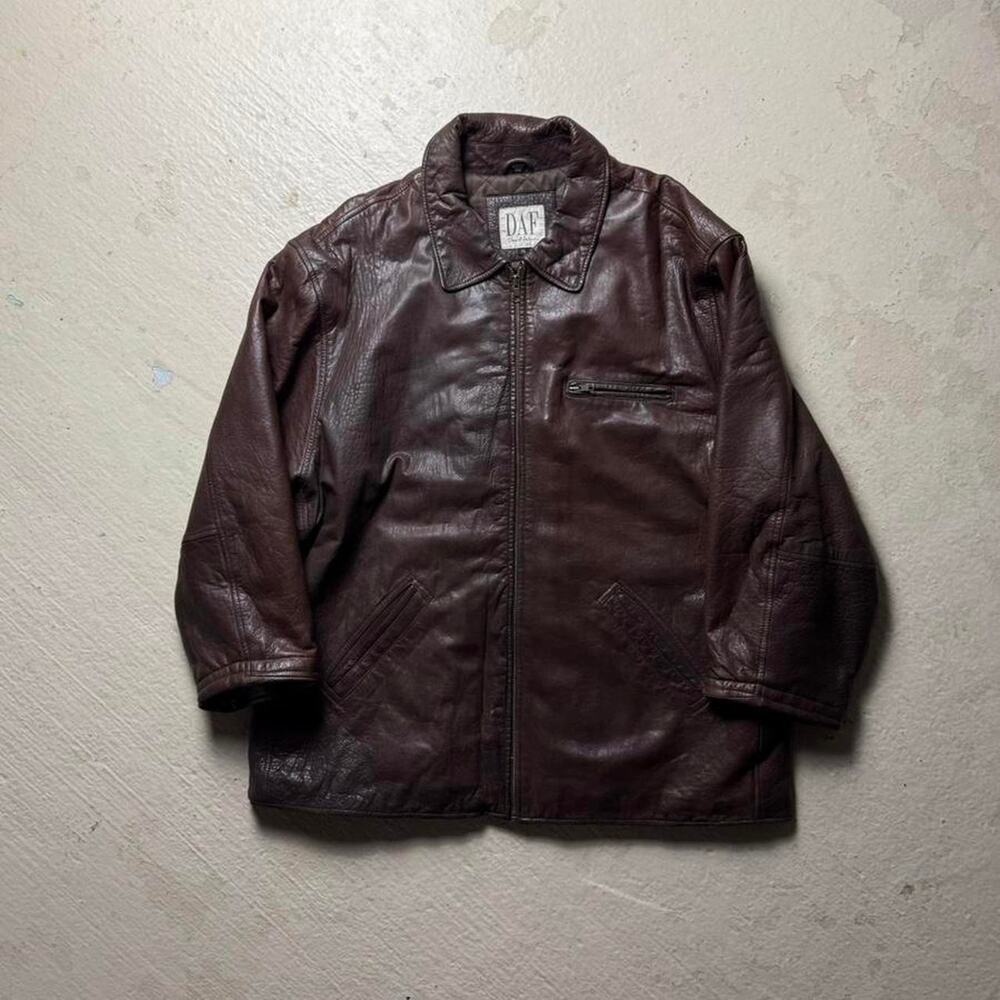 Vintage DAF David Fahren Leather Men's XL Jacket